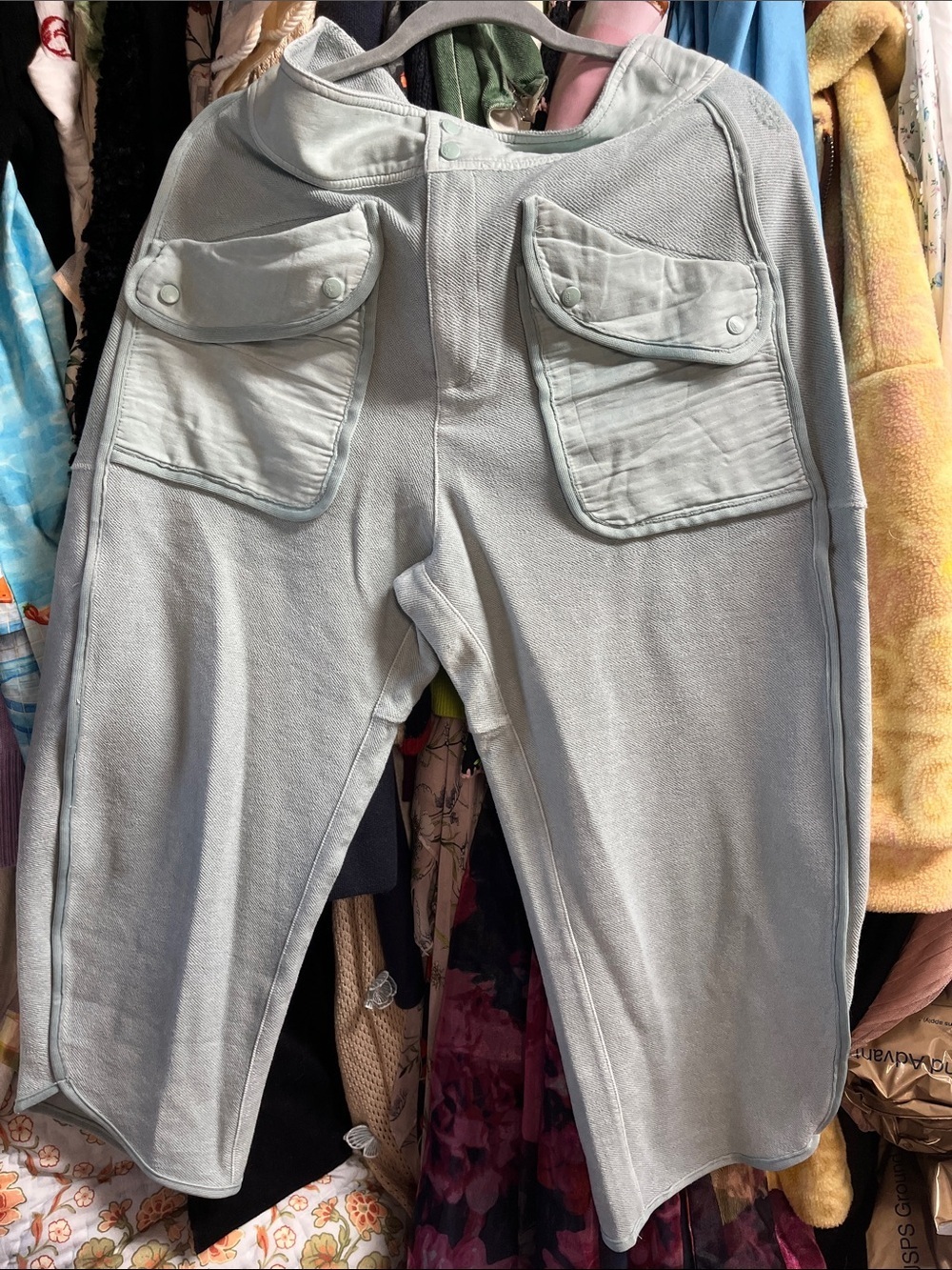 Free People Movement Timco Pants Spanish Moss Size Medium Like New - Picture 4 of 6